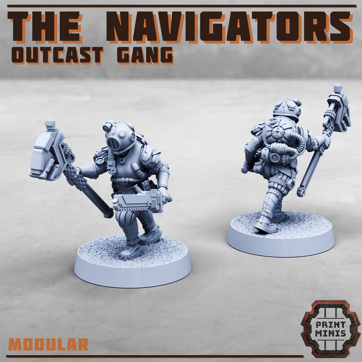 Navigators, Cyborg Outcast Gang (12 Variants Available) - Print Minis