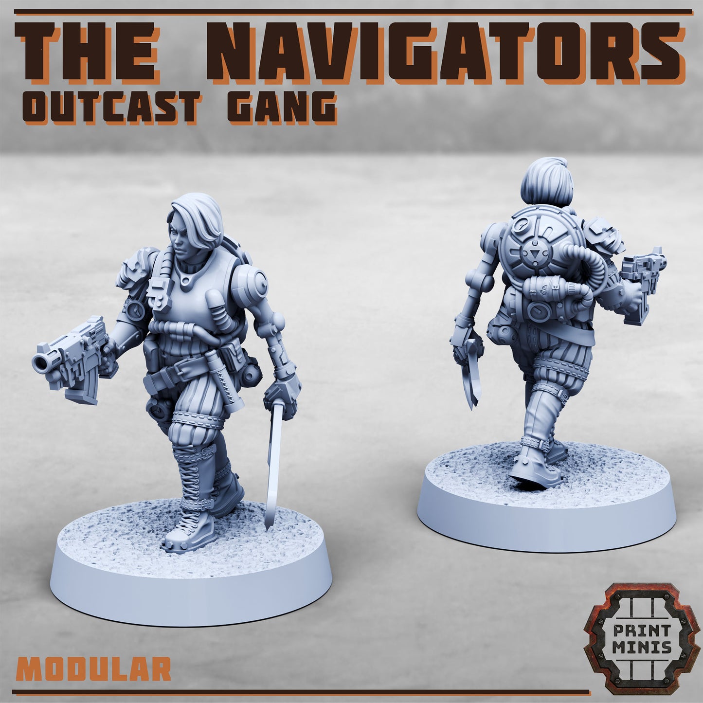 Navigators, Cyborg Outcast Gang (12 Variants Available) - Print Minis