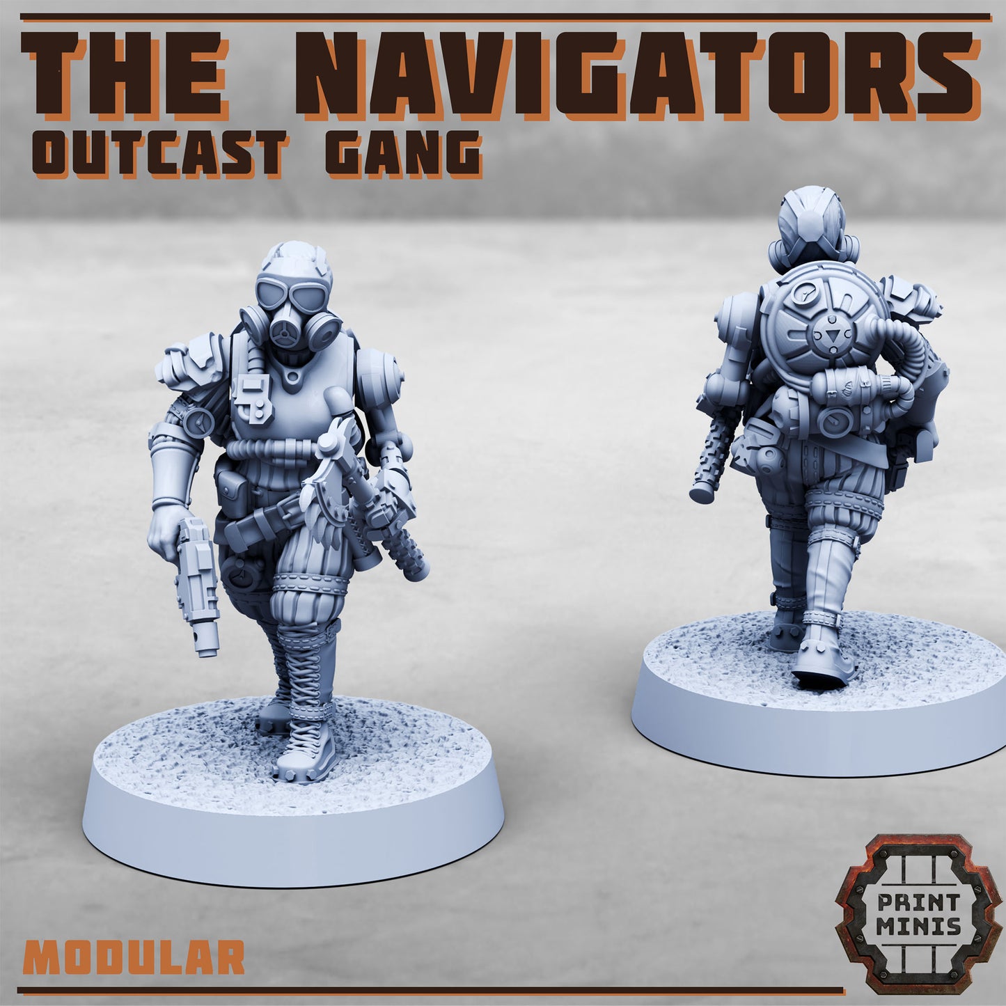 Navigators, Cyborg Outcast Gang (12 Variants Available) - Print Minis