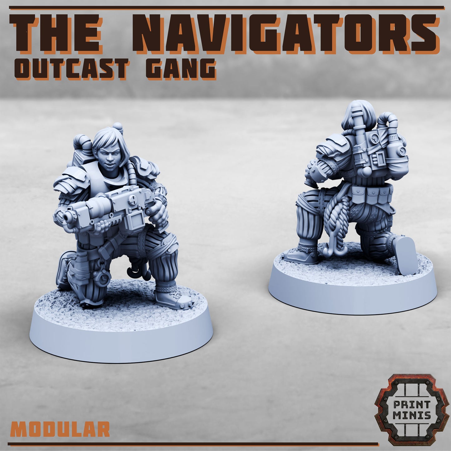 Navigators, Cyborg Outcast Gang (12 Variants Available) - Print Minis
