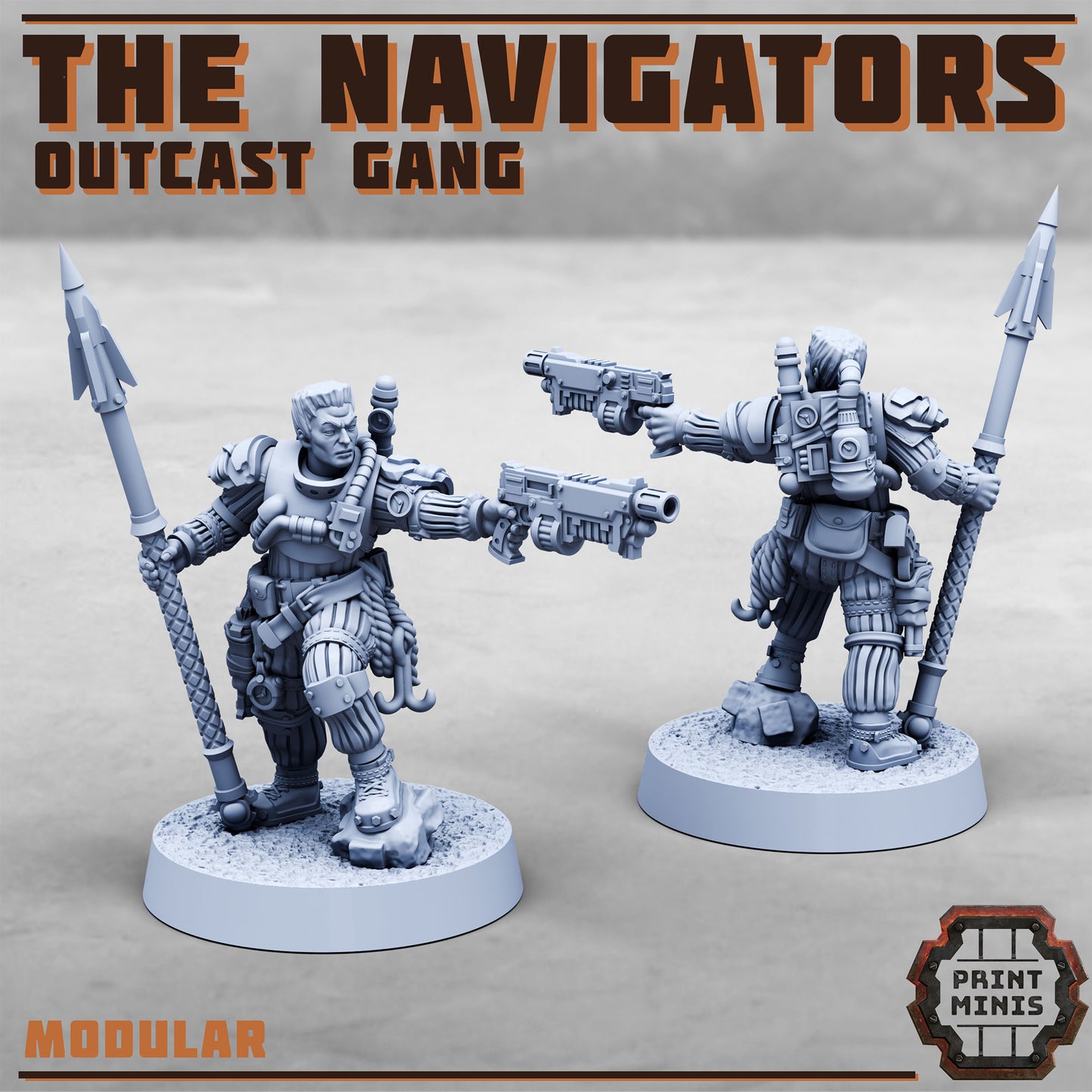 Navigators, Cyborg Outcast Gang (12 Variants Available) - Print Minis
