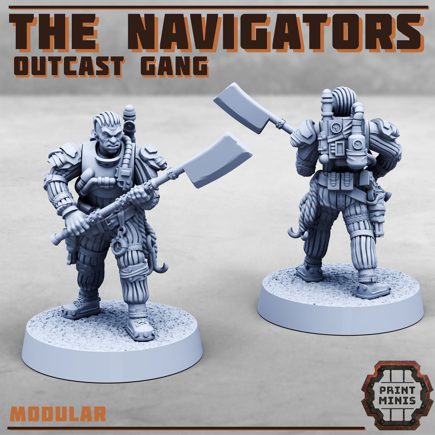 Navigators, Cyborg Outcast Gang (12 Variants Available) - Print Minis