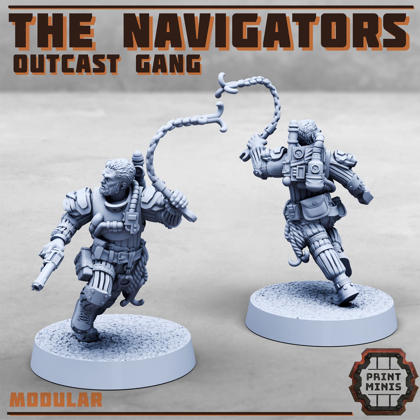 Navigators, Cyborg Outcast Gang (12 Variants Available) - Print Minis