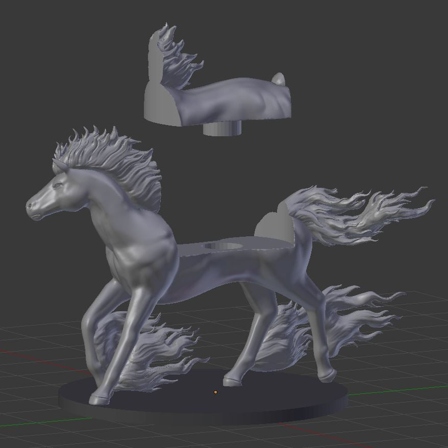 Nightmare, Flaming Ghost Horse (3 Variants Available) - MZ4250