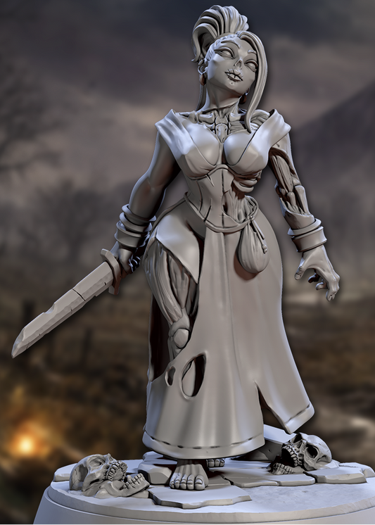 Roslyn, the Shambling Maid - Zombie Pinup - Artisan Guild