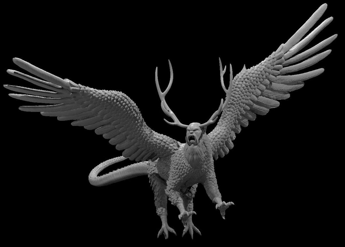 Piasa, Native American Draconic Myth - MZ4250