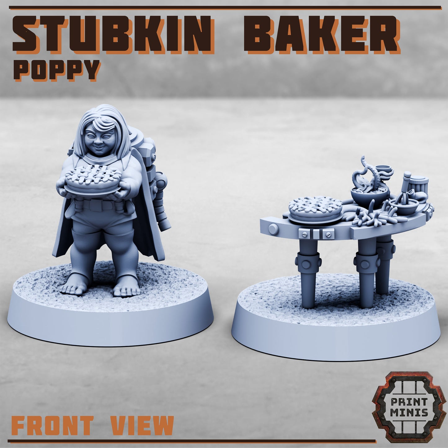 Poppy, Stubkin Baker (2 Variants Available) - Print Minis