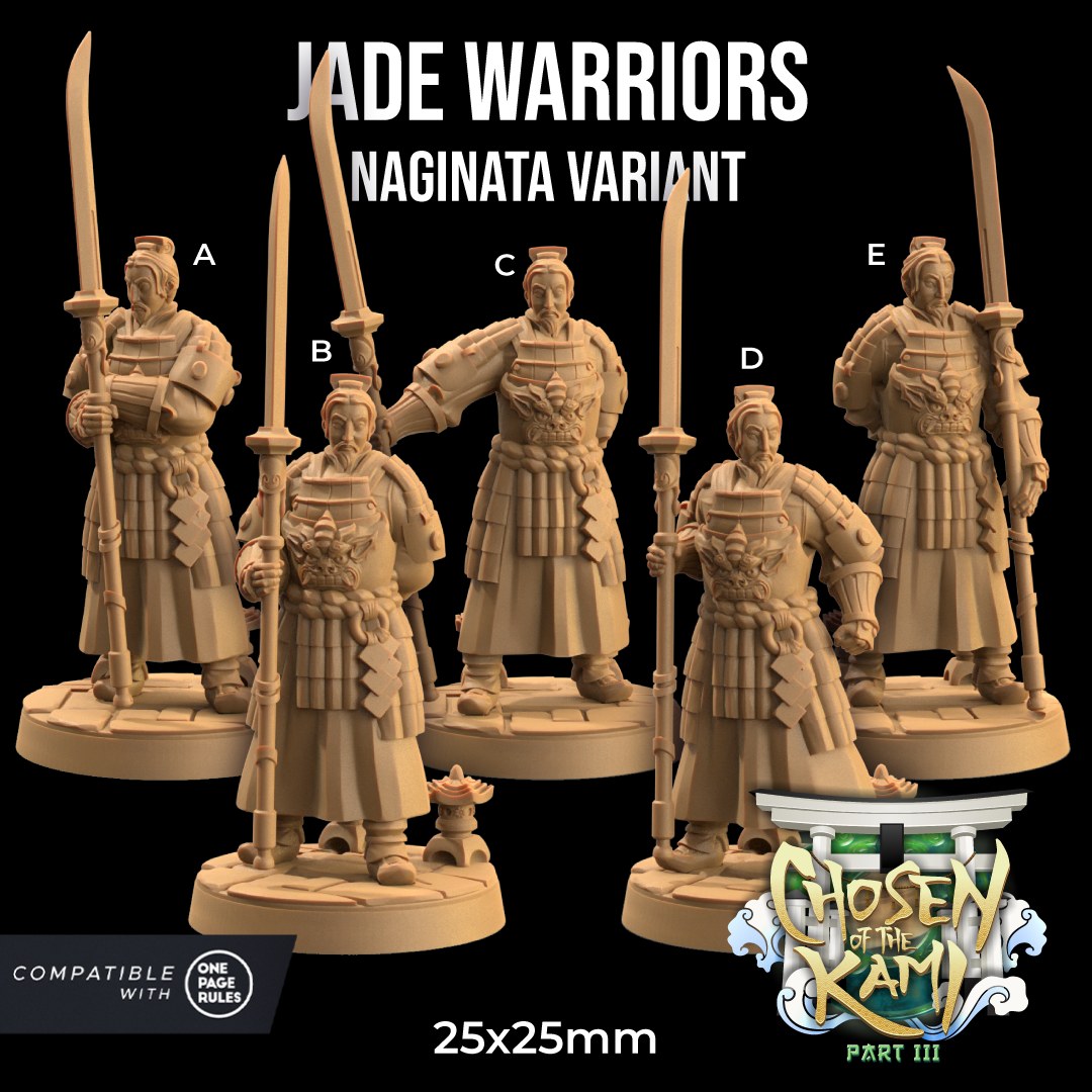 Jade Warriors - Naginata (5 Variants Available) - Dragon Trapper's Lodge