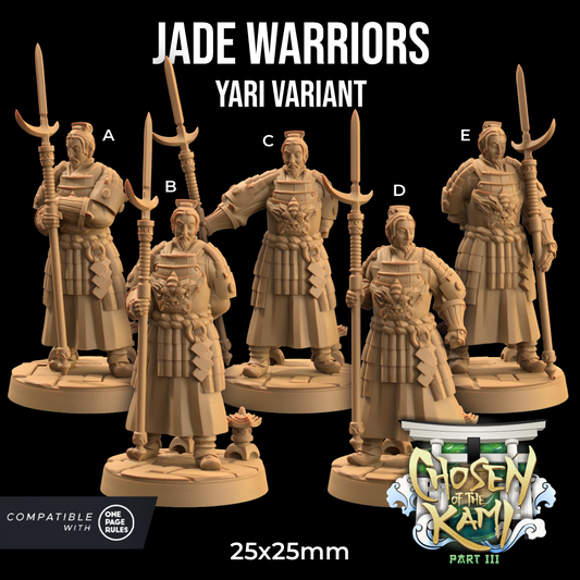 Jade Warriors - Yari (5 Variants Available) - Dragon Trapper's Lodge