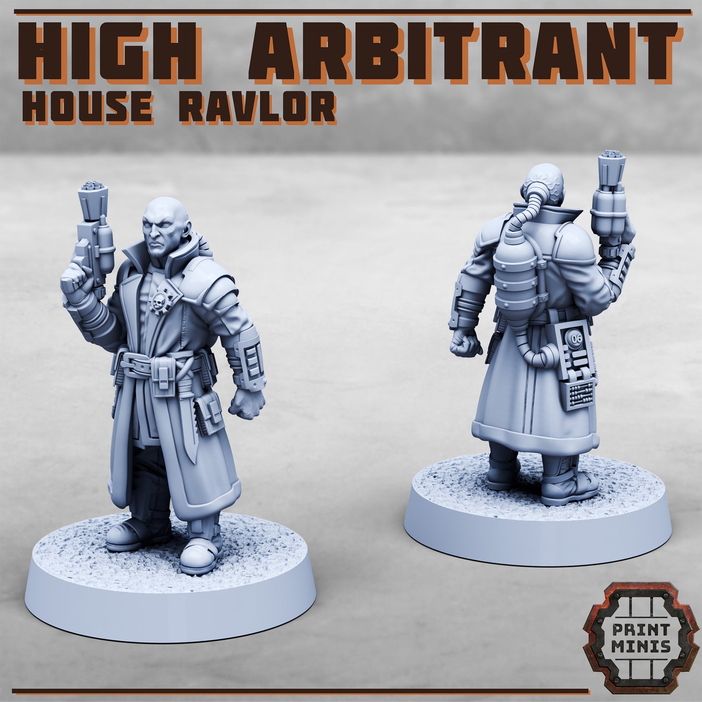 House Ravlor Heroes, SciFi Champions (2 Variants Available) - Print Minis