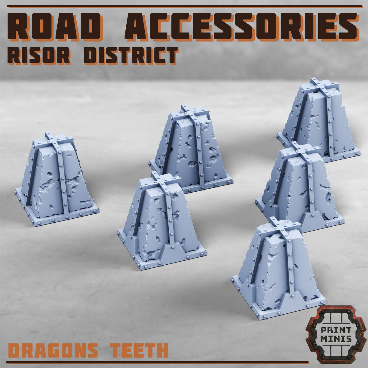 Road Accessories, Scenery Kit - Print Minis