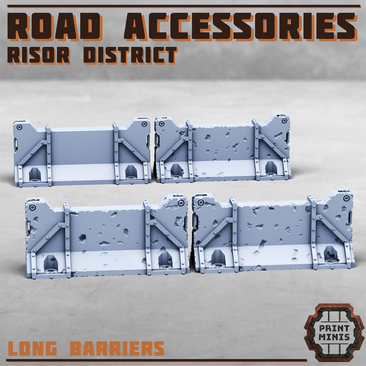 Road Accessories, Scenery Kit - Print Minis