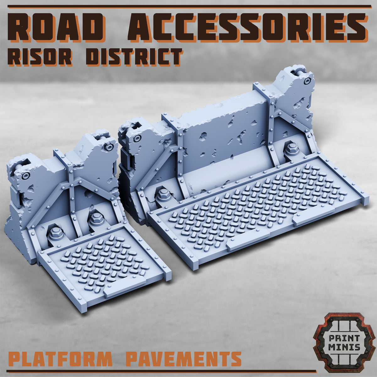 Road Accessories, Scenery Kit - Print Minis