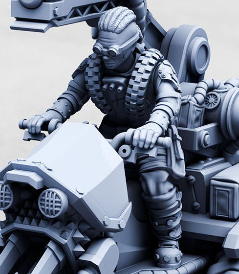 Rocketbuggy and Rider - Print Minis