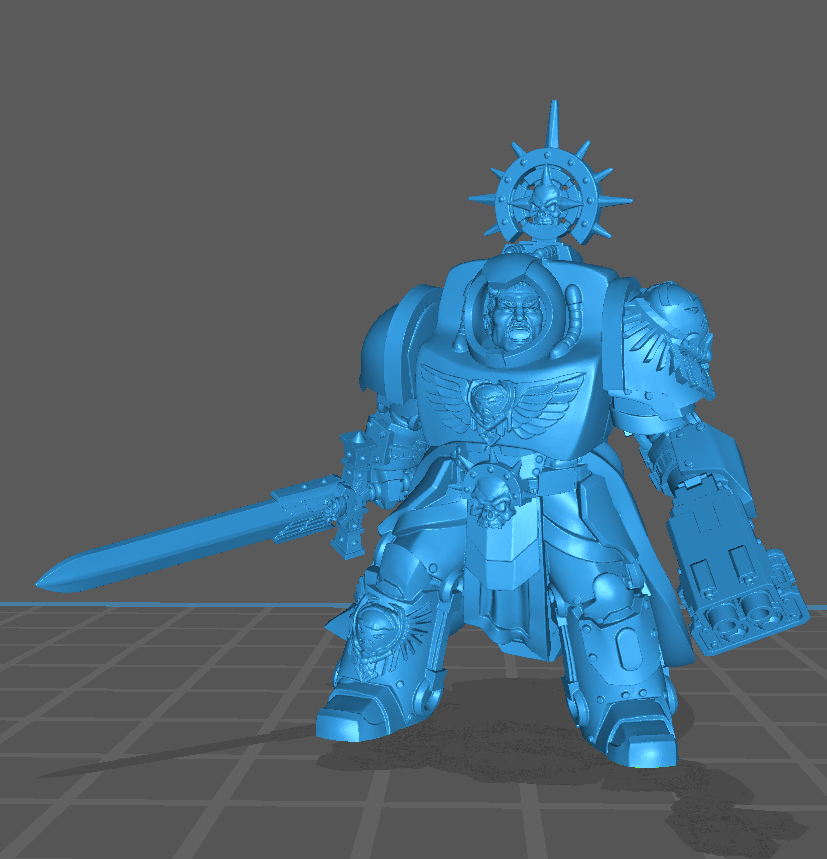 Armatis Mors Captain (2 Variants Available) - Print Minis
