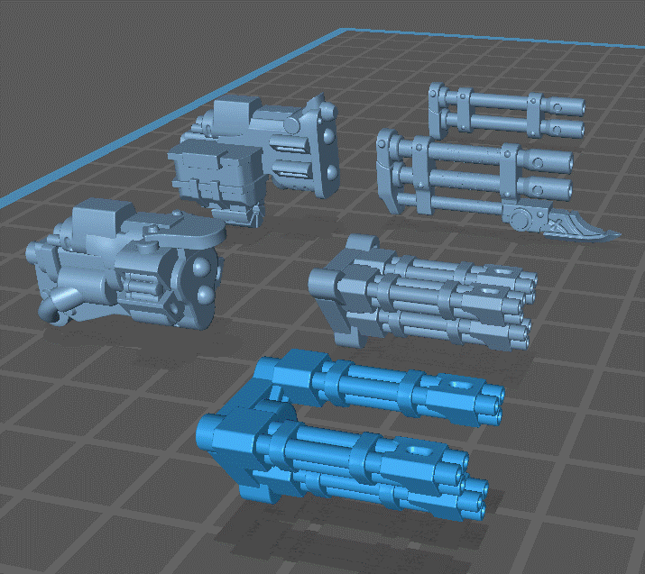 Paladins of Primus Heavy Weapons, Customisation Pack - 28mm Scale (9 Variants Available) - Battle Yak