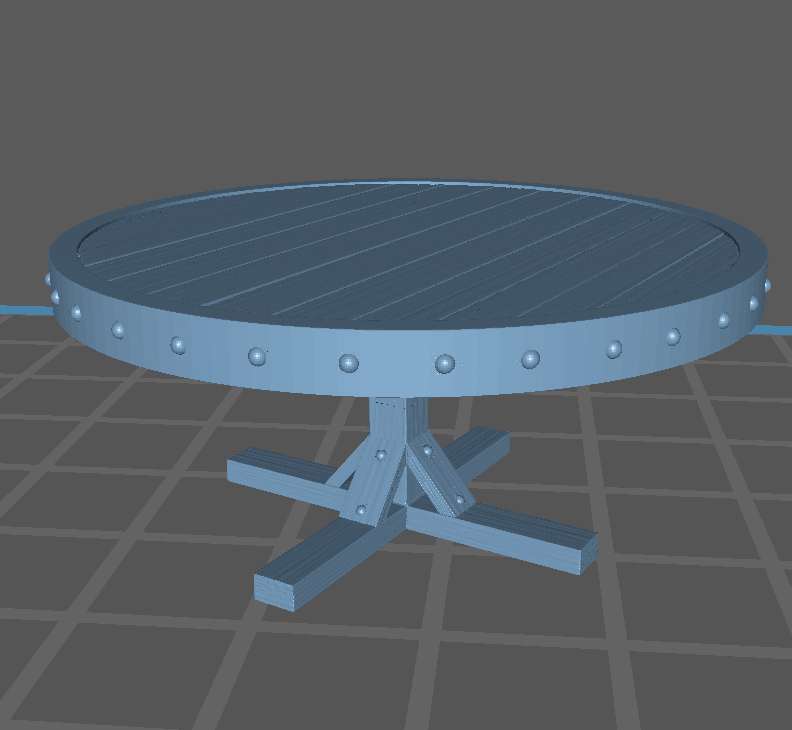 Tavern Table and Chair Mimics (4 Variants Available) - MZ4250