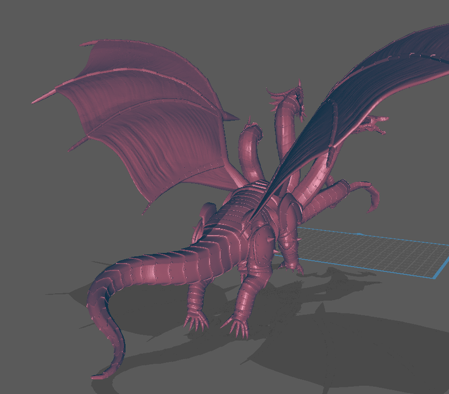 Mecha Tiamat, Giant 5 Headed Construct Dragon - MZ4250
