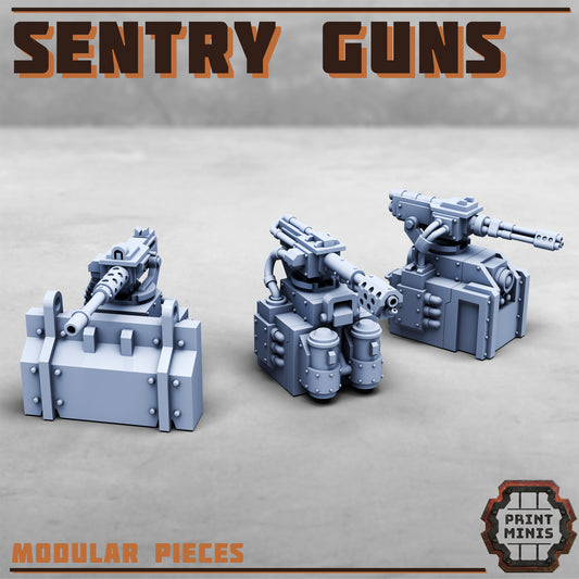 Sentry Guns (3 Variants Available) - Print Minis
