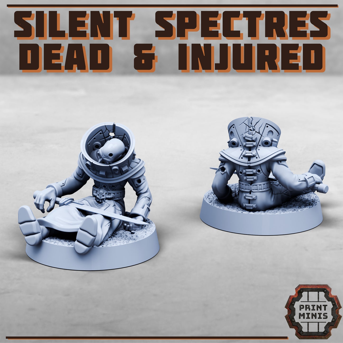 Silent Spectres, Dead and Injured (7 Variants Available) - Print Minis