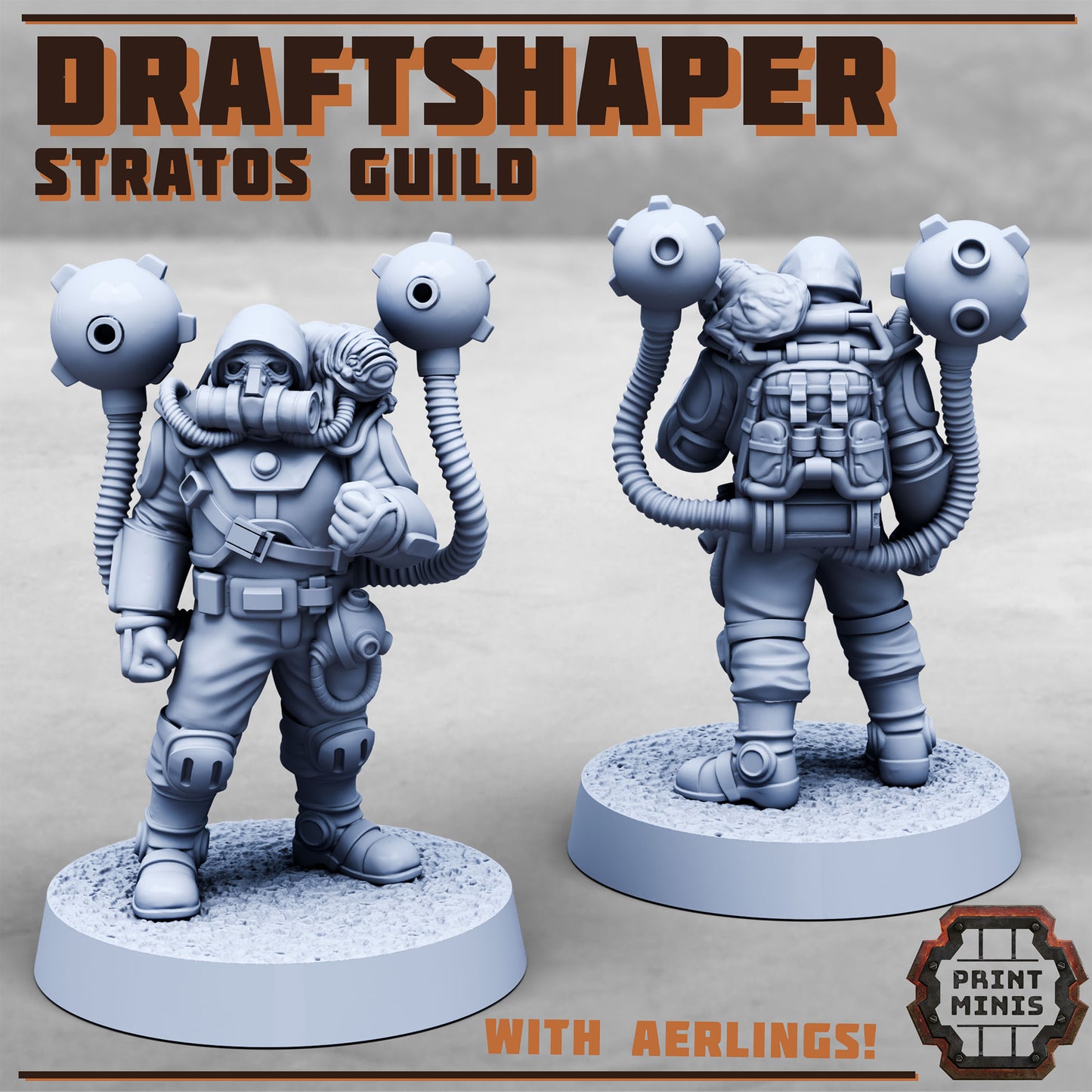 Draftshaper and Aerlings (3 Variants Available) - Print Minis