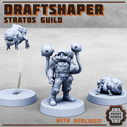 Draftshaper and Aerlings (3 Variants Available) - Print Minis