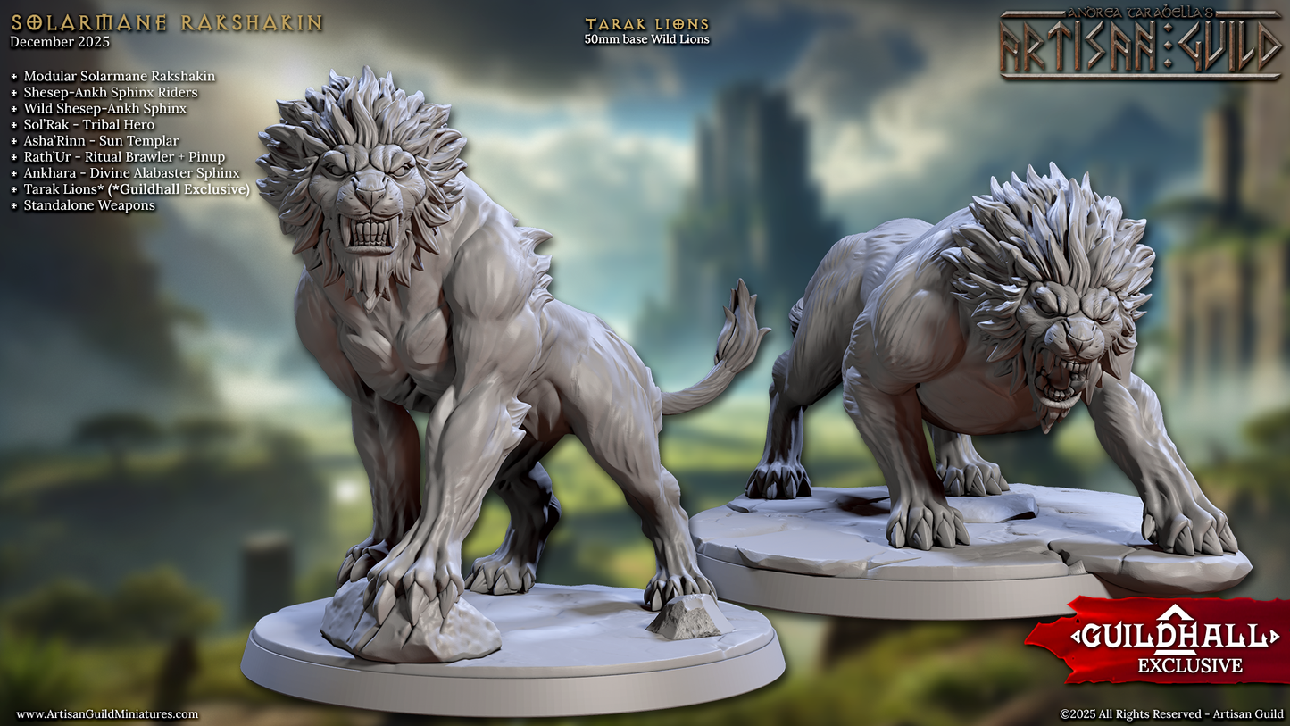 Tarak Jungle Lions (2 Variants Available) - Artisan Guild