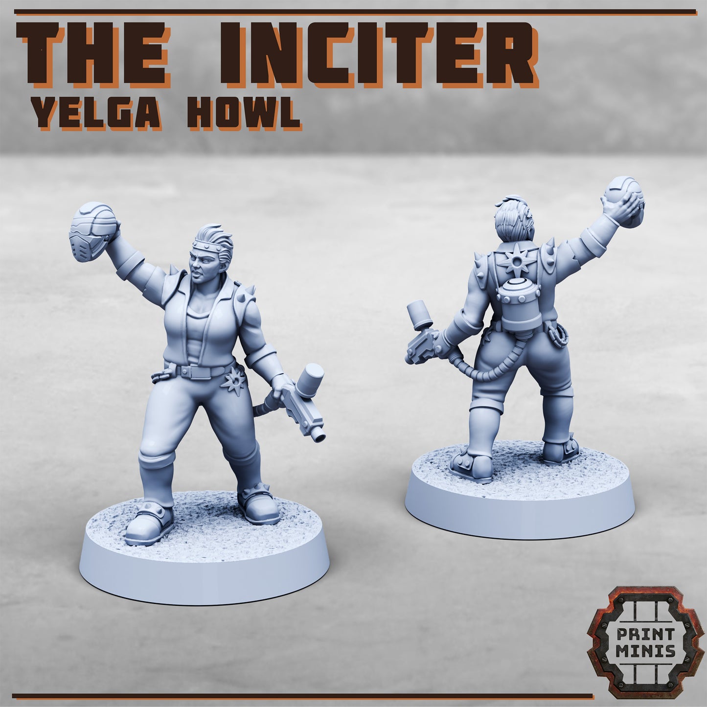 Promotor and Inciter, Vidjack Renn & Yelga Howl - Print Minis
