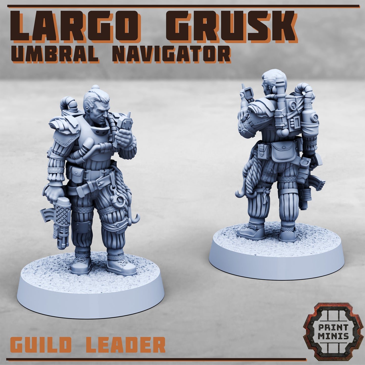 Umbral Navigators - Hellspire Character (3 Variants Available) - Print Minis