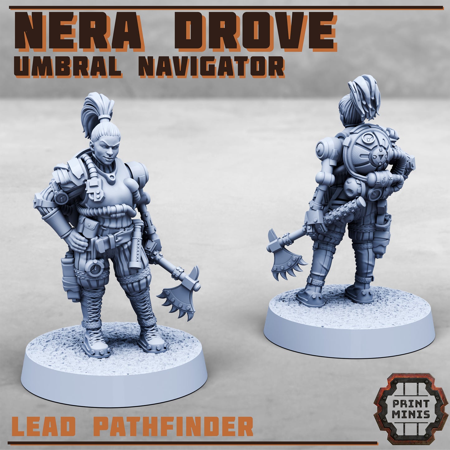Umbral Navigators - Hellspire Character (3 Variants Available) - Print Minis