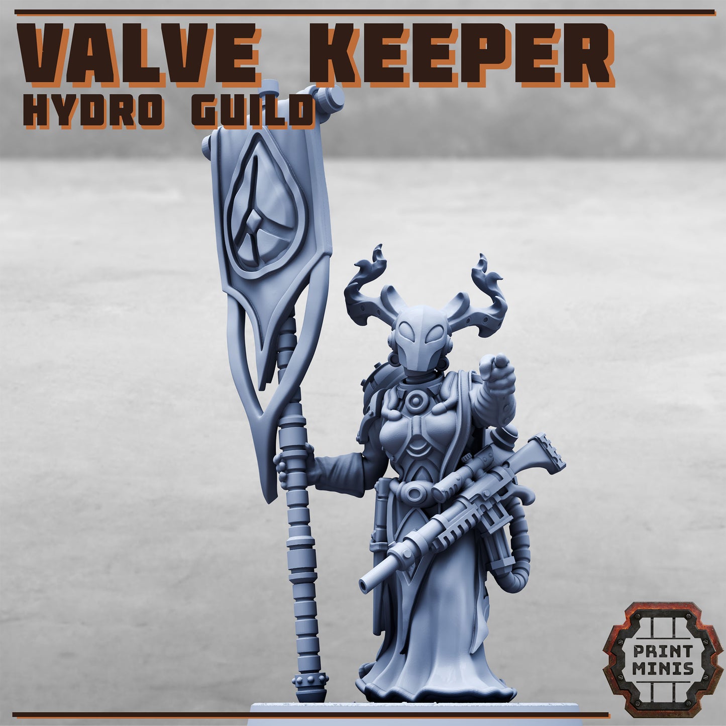 Valve Keeper, Hydro Guild Hero - Print Minis