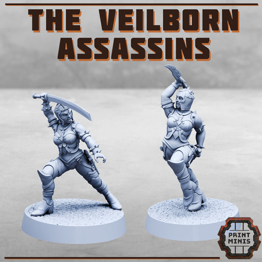 Veilborn Assassins (2 Variants Available) - Print Minis