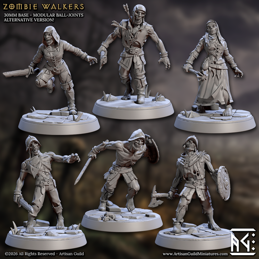 Zombie Walkers - Armed (6 Variants Available) - Artisan Guild