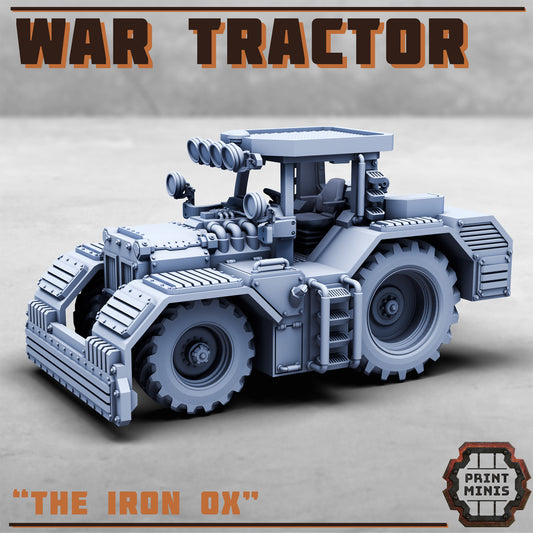 The Iron Ox, War Tractor (3 Variants Available) - Print Minis