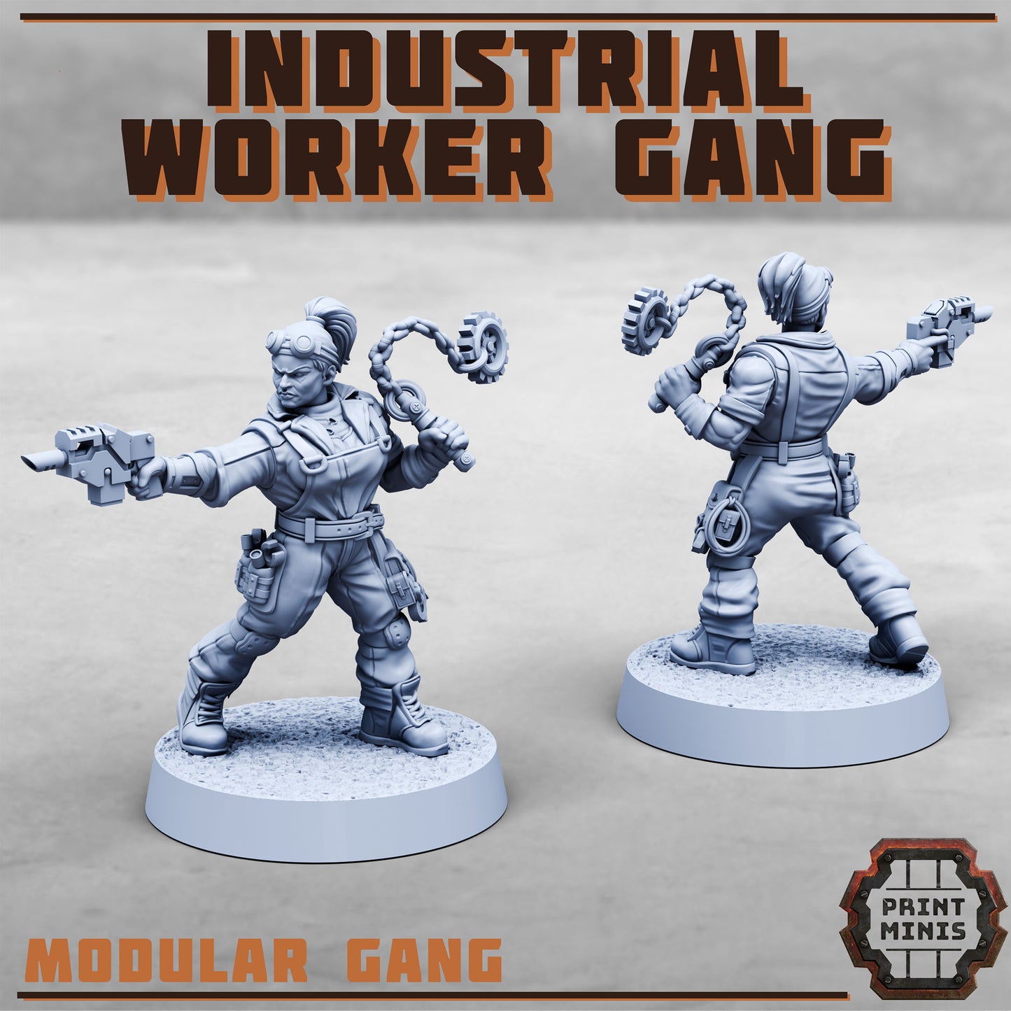 Industrial Worker Gang (9 Variants Available) - Print Minis