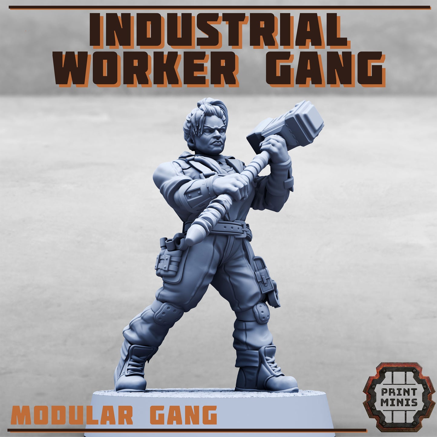 Industrial Worker Gang (9 Variants Available) - Print Minis