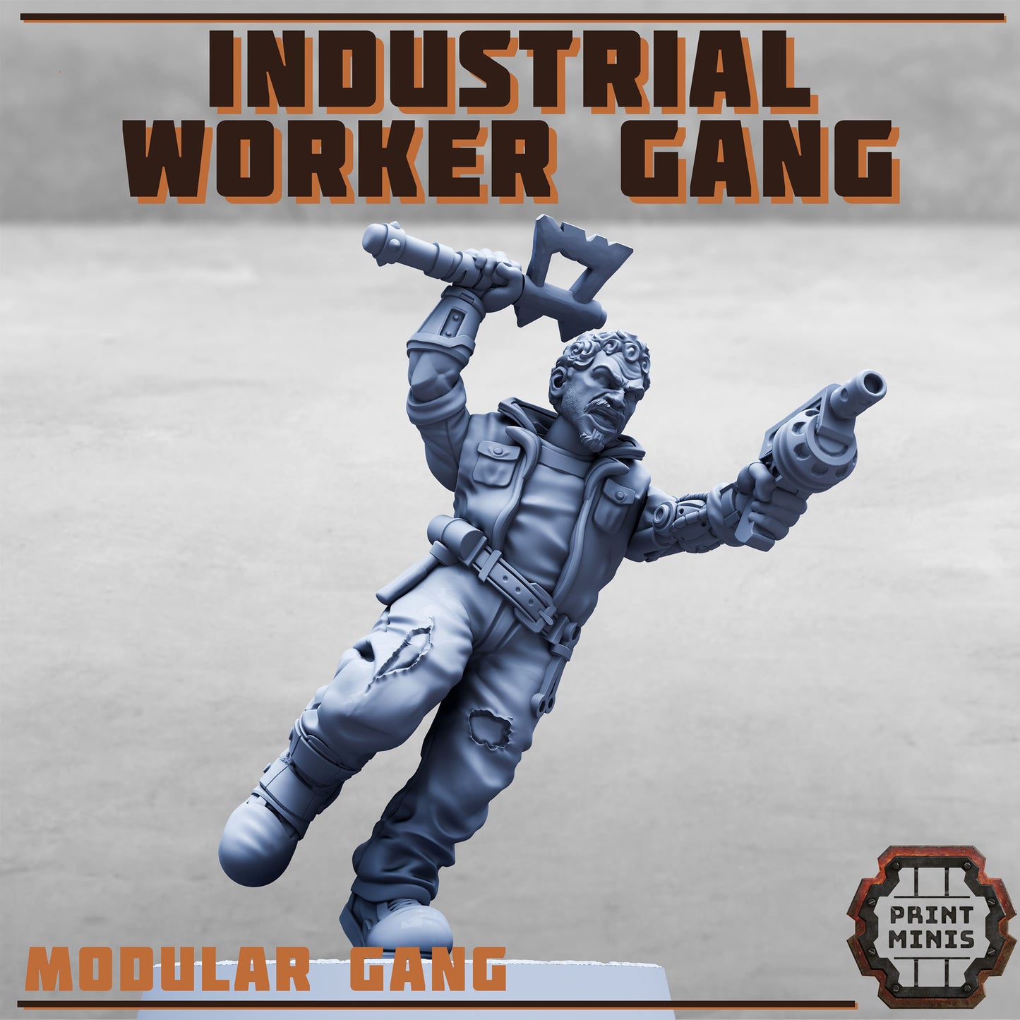 Industrial Worker Gang (9 Variants Available) - Print Minis