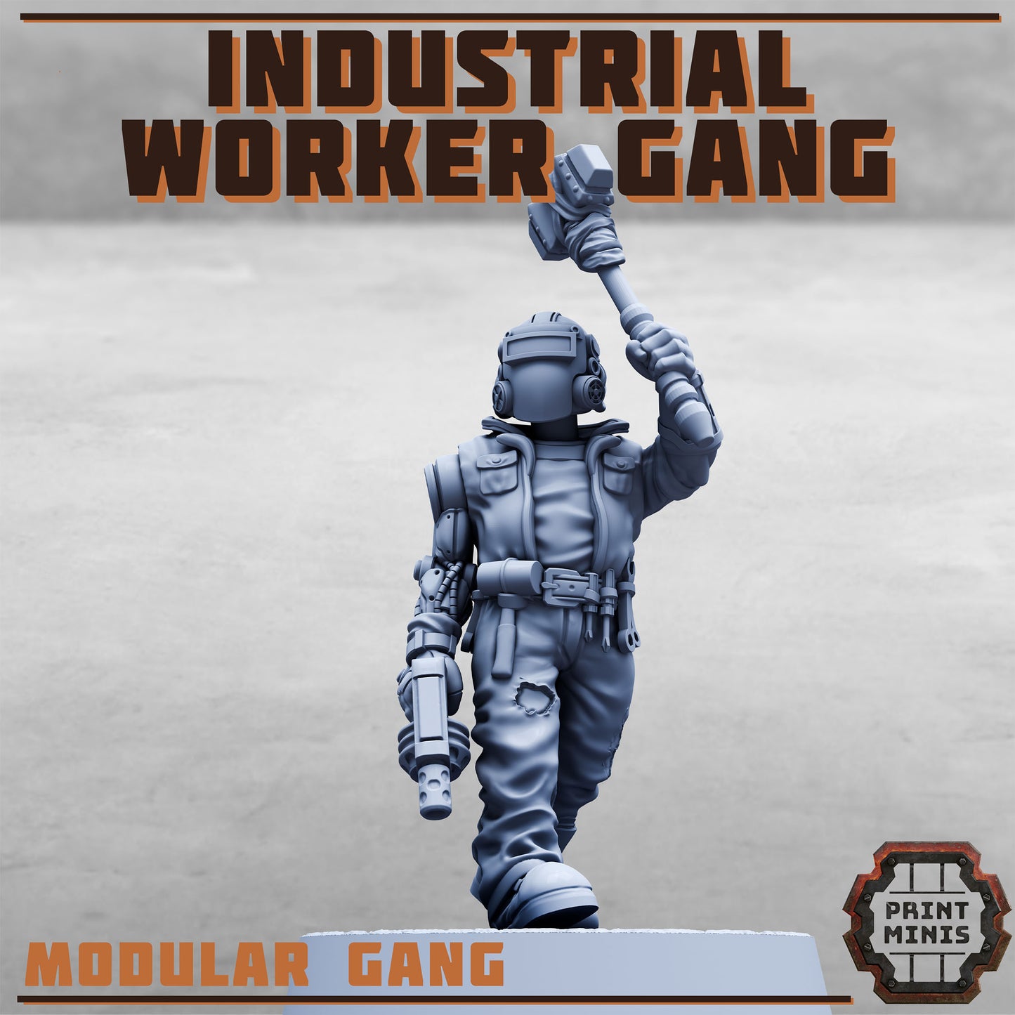 Industrial Worker Gang (9 Variants Available) - Print Minis