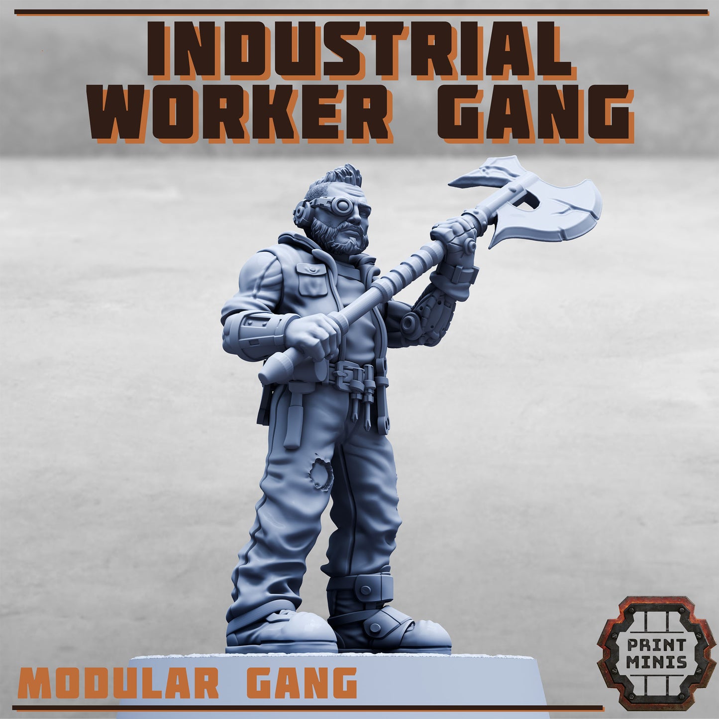 Industrial Worker Gang (9 Variants Available) - Print Minis