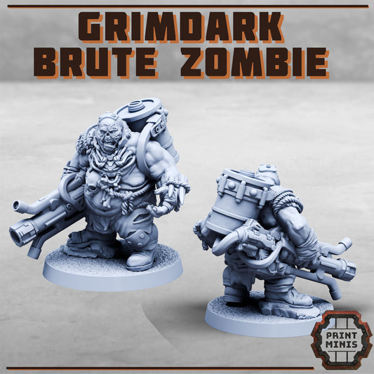 Brute Grimdark Zombie - Print Minis