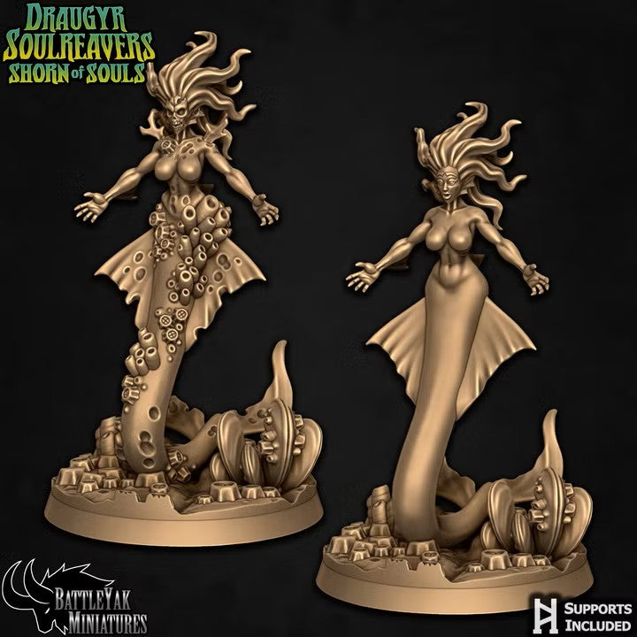 Abyssal Sisters, Deep Sea Mermaid Pinups (6 Variants Available) - Battle Yak