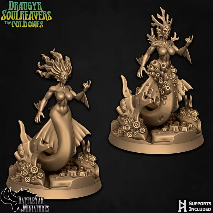 Abyssal Sisters, Deep Sea Mermaid Pinups (6 Variants Available) - Battle Yak