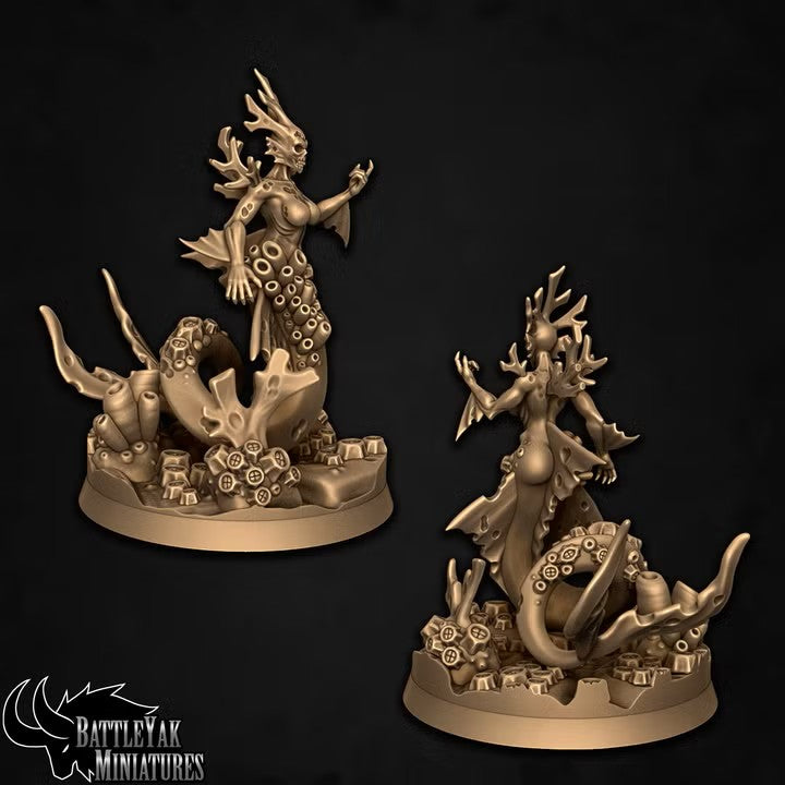 Abyssal Sisters, Deep Sea Mermaid Pinups (6 Variants Available) - Battle Yak