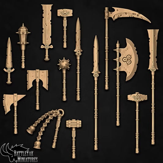 Draugr Cold One Weapons & Shields, Cursed Underwater Armour Customisation Pack (27 Variants Available) - Battle Yak