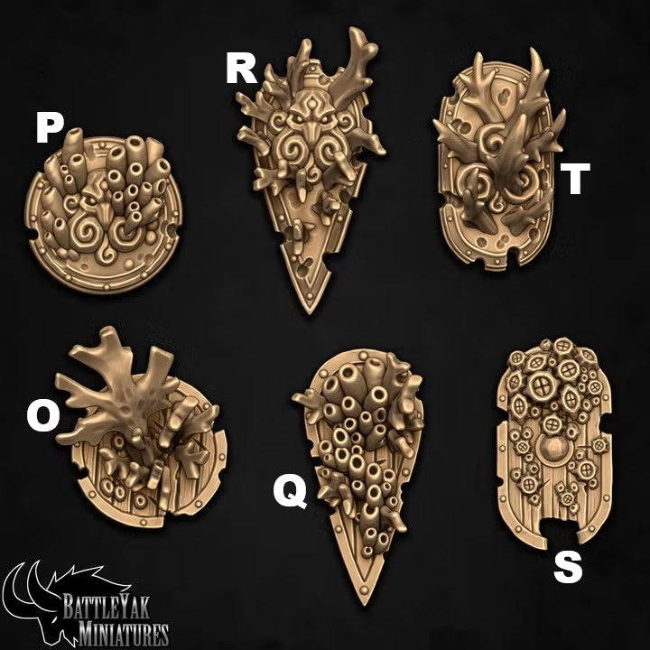Draugr Cold One Weapons & Shields, Underwater Armour Customisation Pack (20 Variants Available) - Battle Yak