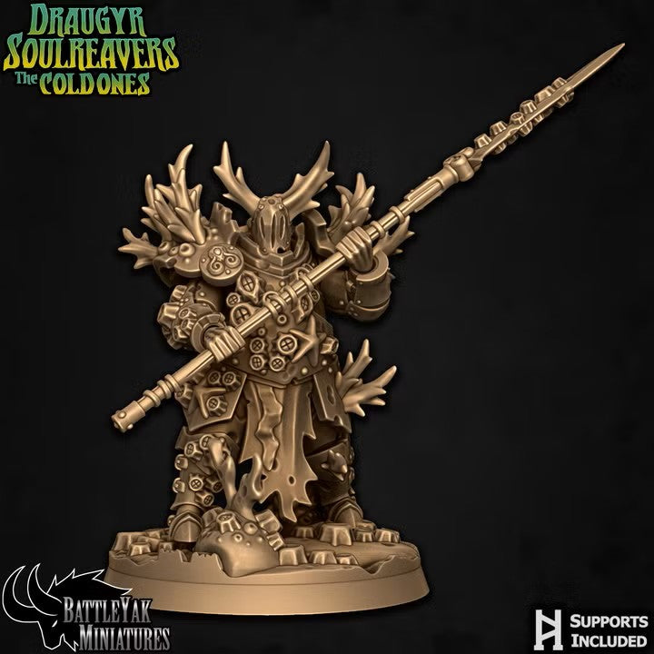 Draugr Soulreavers Cold Ones, Cursed Undersea Champions (4 Variants Available) - Battle Yak