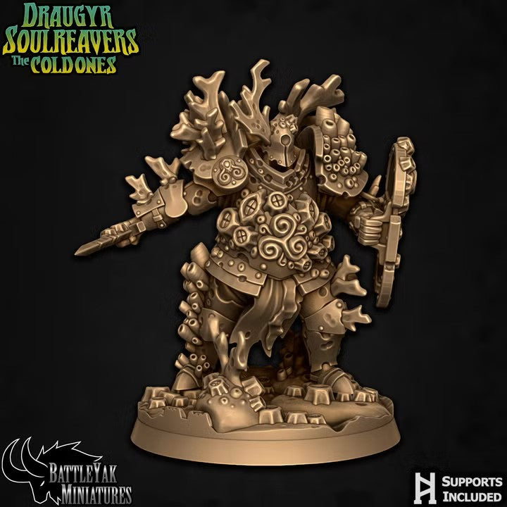 Draugr Soulreavers Cold Ones, Cursed Undersea Warriors (6 Variants Available) - Battle Yak