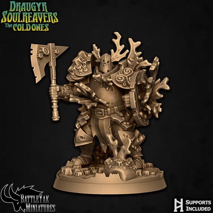 Draugr Soulreavers Cold Ones, Cursed Undersea Warriors (6 Variants Available) - Battle Yak