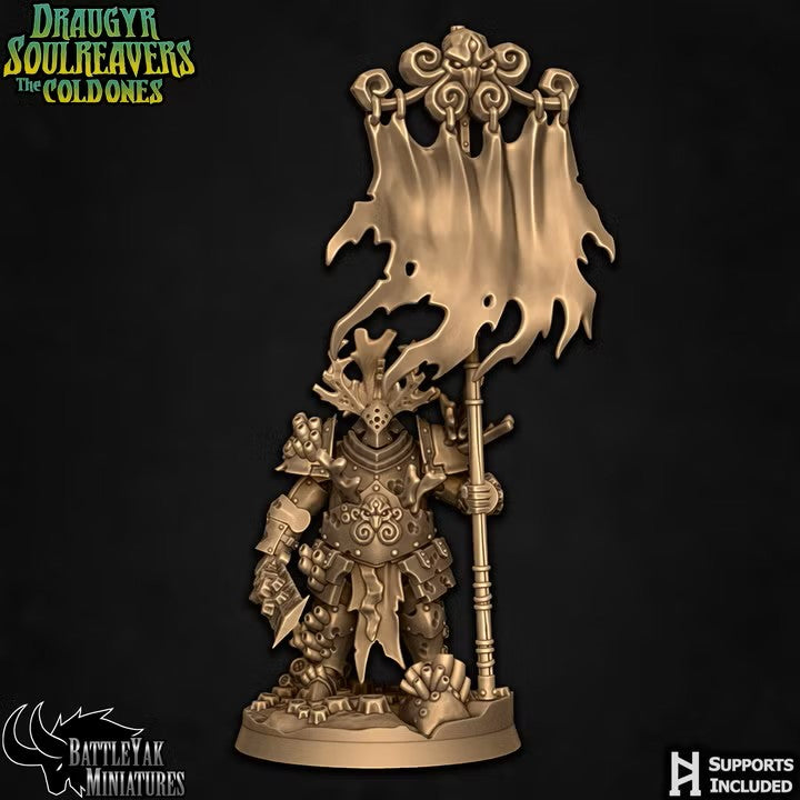 Draugr Soulreavers Cold Ones, Cursed Undersea Champions (4 Variants Available) - Battle Yak