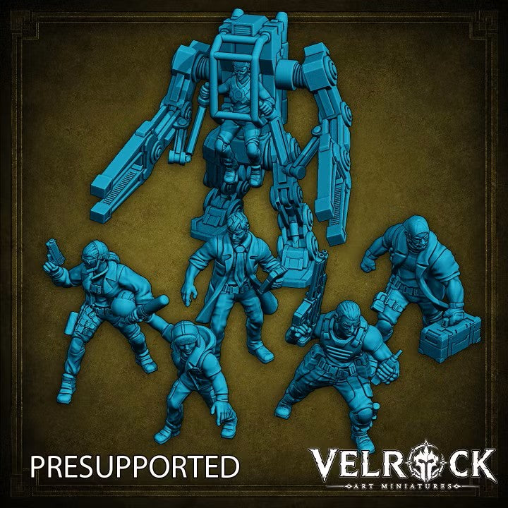 Colonial Ship Crew, Set 2 (6 Variants Available) - Velrock